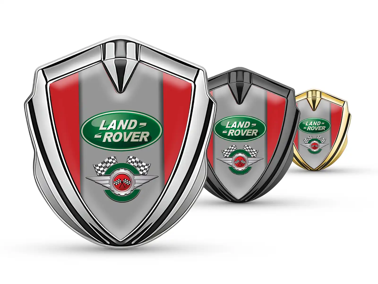 Land Rover Silicone Emblema Badge Personalizzabile Look Forza